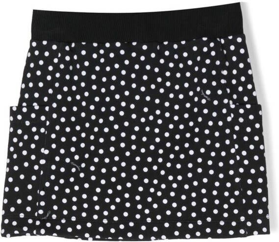 Monnalisa Rok met stippen Zwart