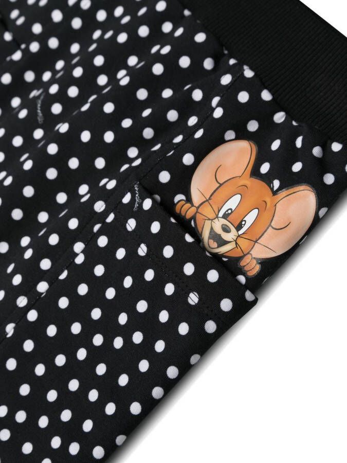 Monnalisa Rok met stippen Zwart