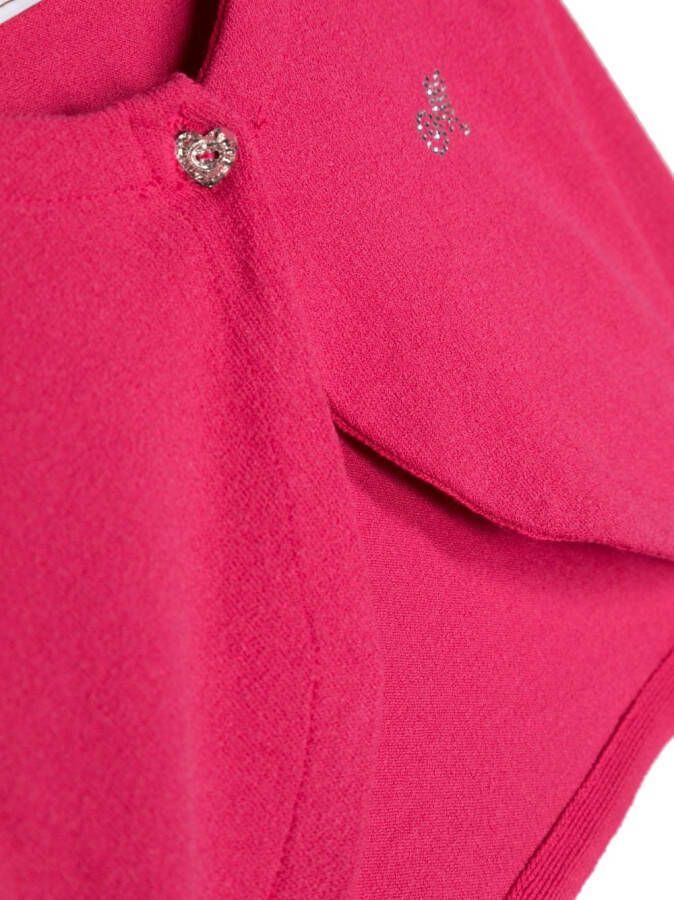 Monnalisa Vest met ronde kraag Roze