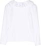 Monnalisa Shirt met franje Wit - Thumbnail 2