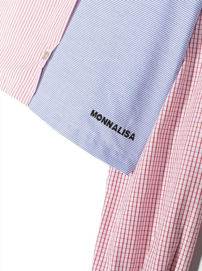 Monnalisa Shirt met patchwork Rood