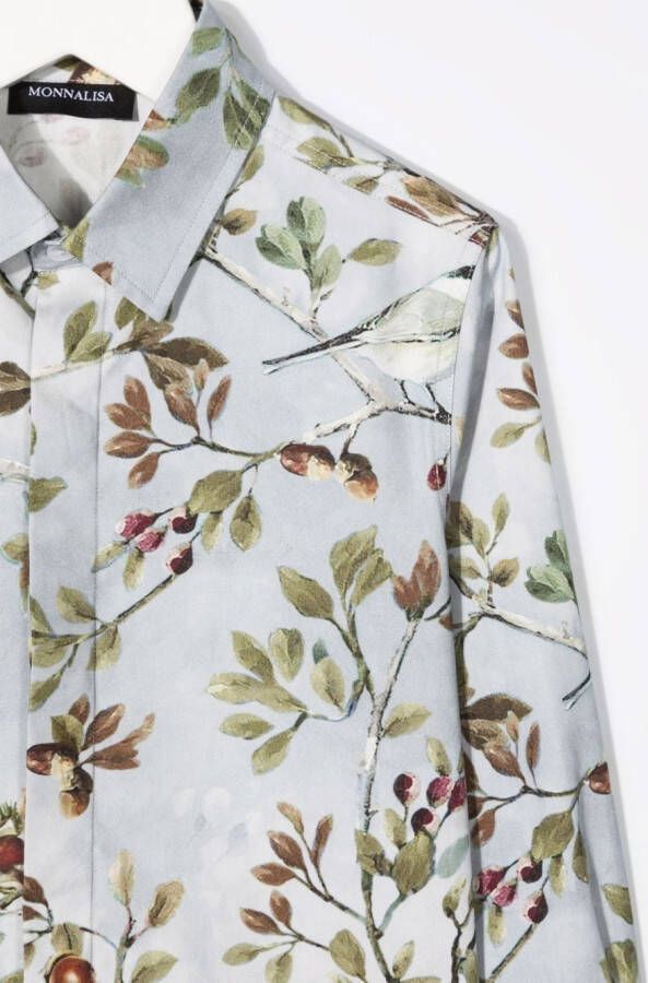 Monnalisa Shirt met print Blauw
