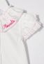 Monnalisa Shirt met ruches Wit - Thumbnail 3