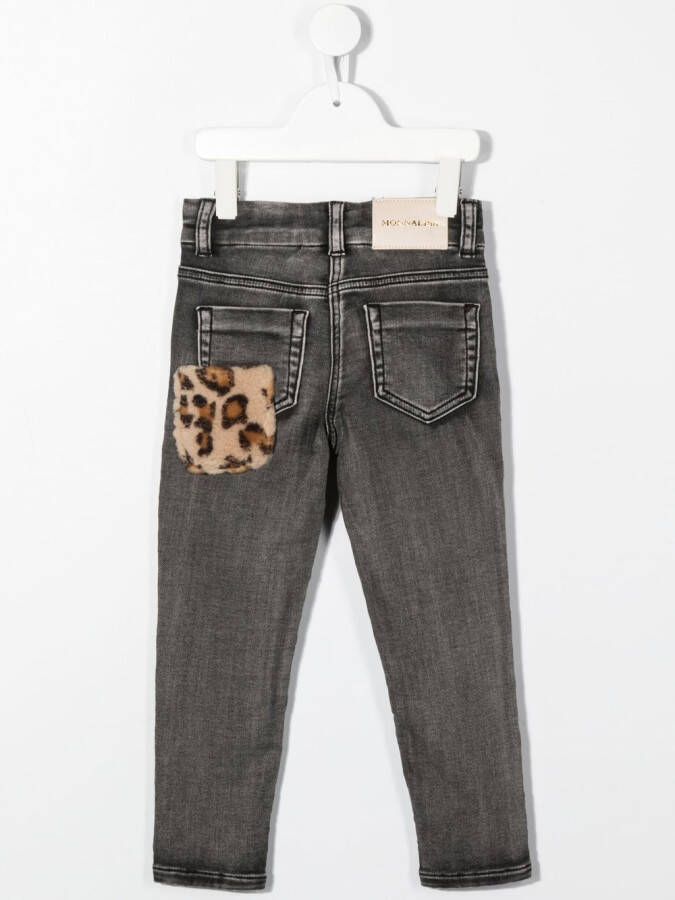 Monnalisa Slim-fit jeans Grijs