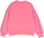 Monnalisa Sweater met bloe patch Roze - Thumbnail 2