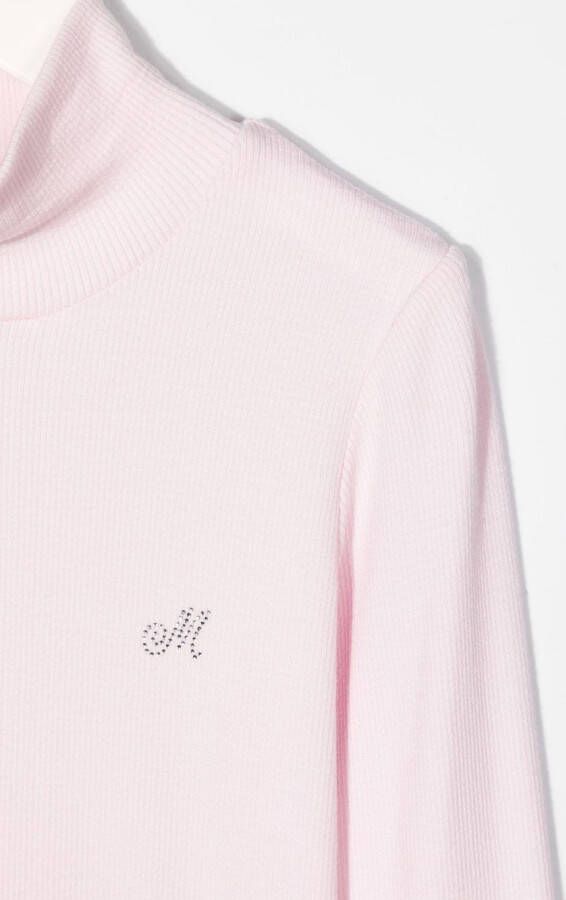 Monnalisa Sweater met hoge hals Roze