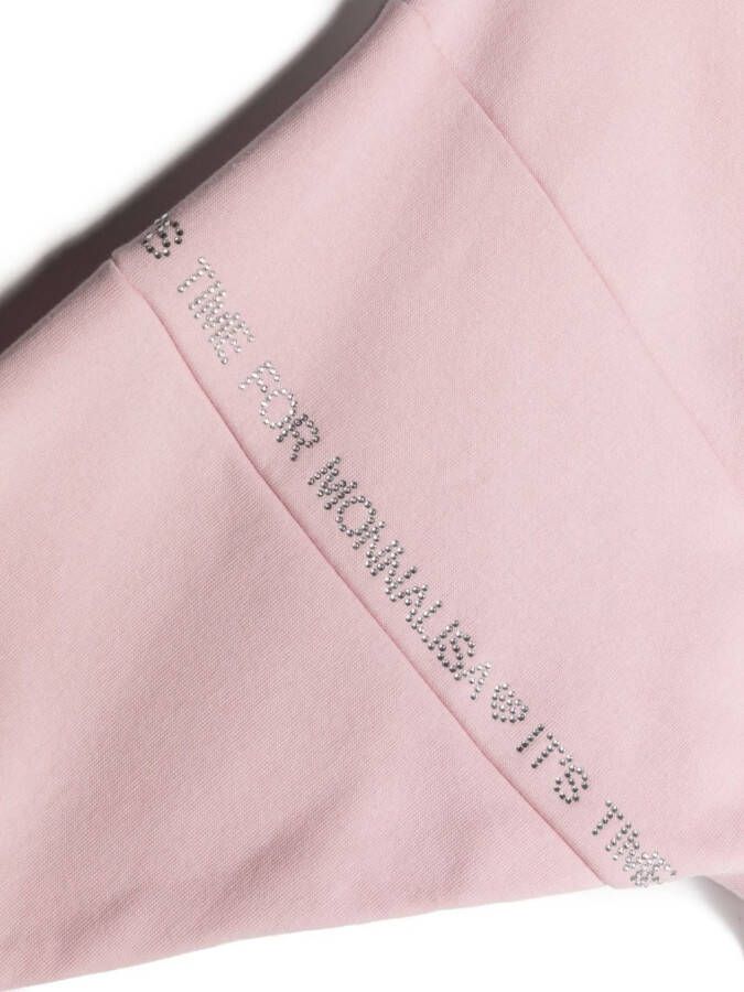 Monnalisa Sweater met logoprint Roze