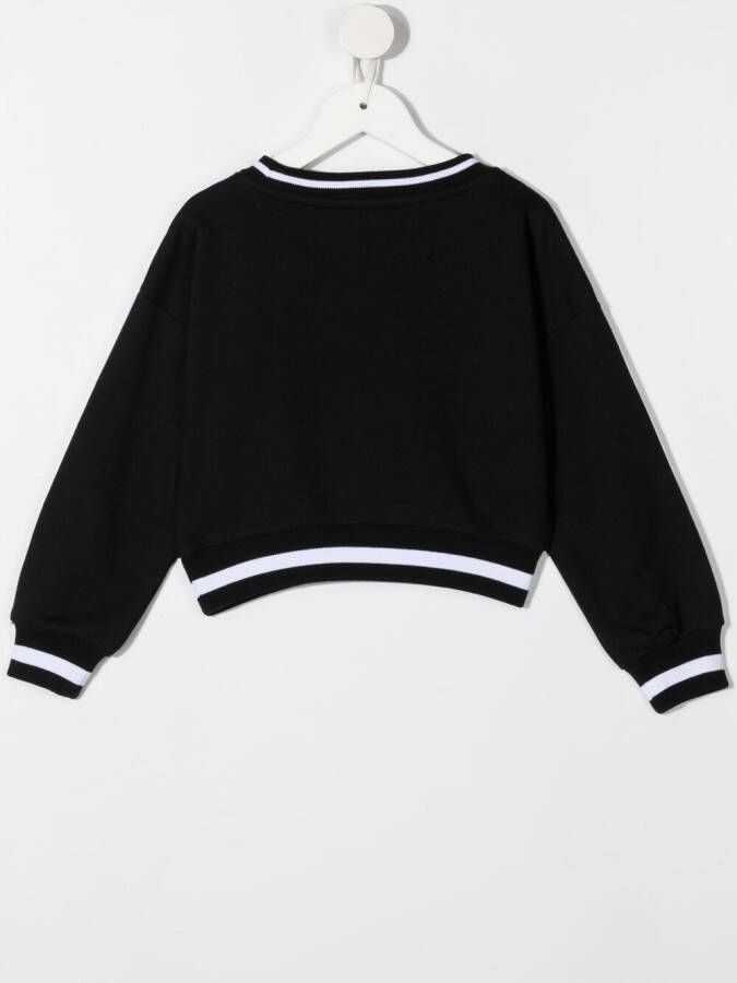 Monnalisa Sweater met print Zwart