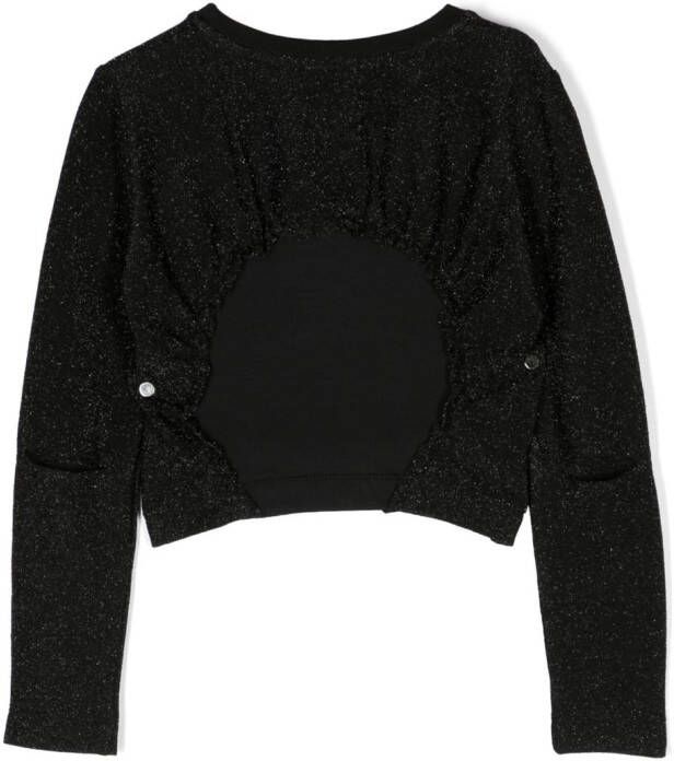 Monnalisa Sweater met ronde hals Zwart