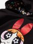 Monnalisa Sweaterjurk met strik print Zwart - Thumbnail 3