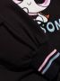Monnalisa Sweaterjurk met strik print Zwart - Thumbnail 4