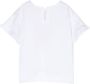 Monnalisa T-shirt met bloe print Wit - Thumbnail 2