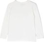 Monnalisa T-shirt met bloe print Wit - Thumbnail 2
