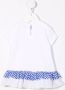 Monnalisa T-shirt met bloe print Wit - Thumbnail 2