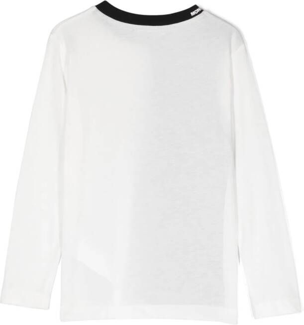 Monnalisa T-shirt met grafische print Zwart