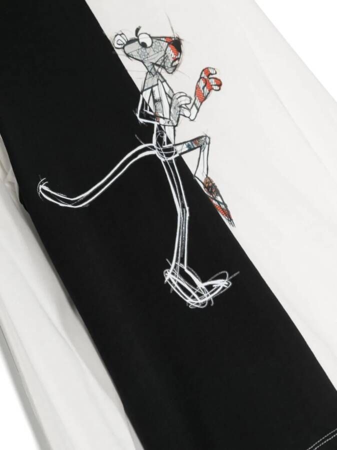Monnalisa T-shirt met grafische print Zwart