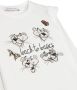 Monnalisa T-shirt met lange mouwen Wit - Thumbnail 3