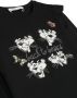 Monnalisa T-shirt met lange mouwen Zwart - Thumbnail 3