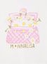 Monnalisa T-shirt met logoprint Wit - Thumbnail 3