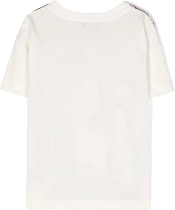 Monnalisa T-shirt met print Beige