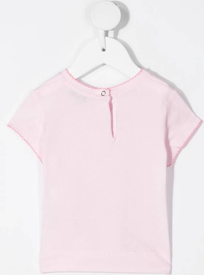 Monnalisa T-shirt met print Roze