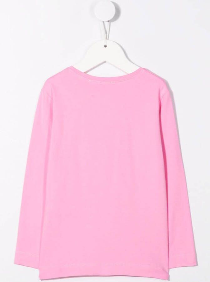 Monnalisa T-shirt met print Roze