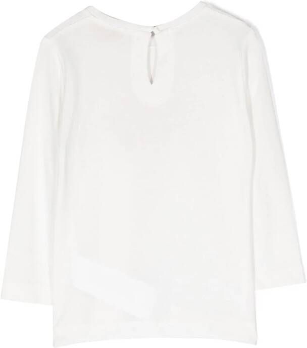 Monnalisa T-shirt met print Wit
