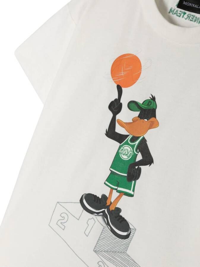 Monnalisa T-shirt met print Wit