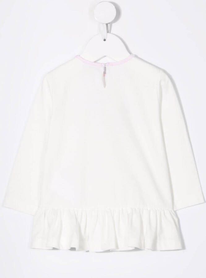 Monnalisa T-shirt met print Wit