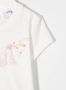 Monnalisa T-shirt met ruches Wit - Thumbnail 3