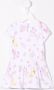 Monnalisa T-shirtjurk met korte mouwen Wit - Thumbnail 2