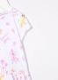 Monnalisa T-shirtjurk met korte mouwen Wit - Thumbnail 3