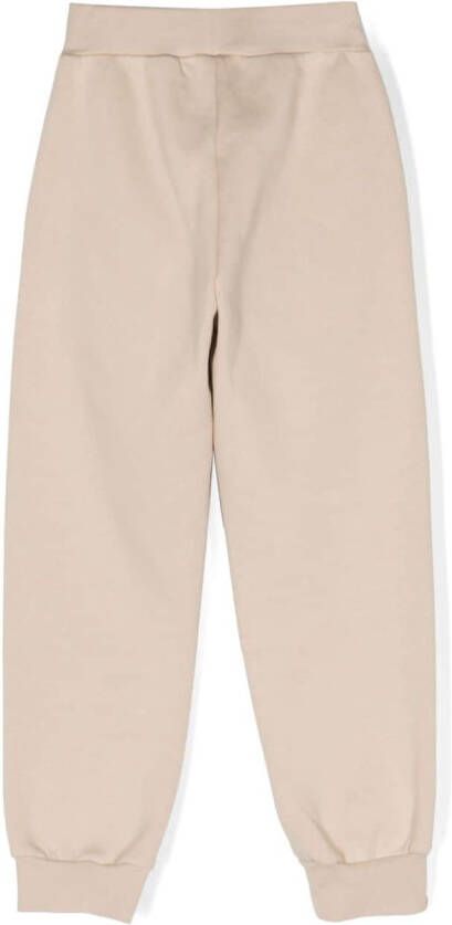 Monnalisa Trainingsbroek verfraaid met kristallen Beige