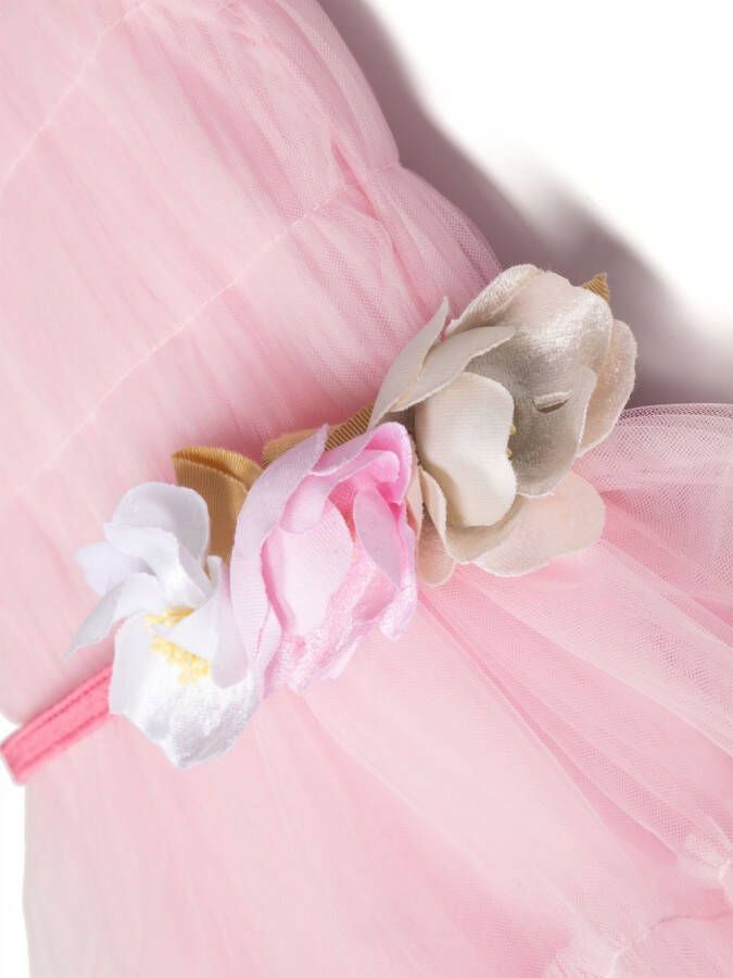 Monnalisa Tulen jurk Roze