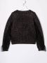 Monnalisa Vest met metallic logo Zwart - Thumbnail 2