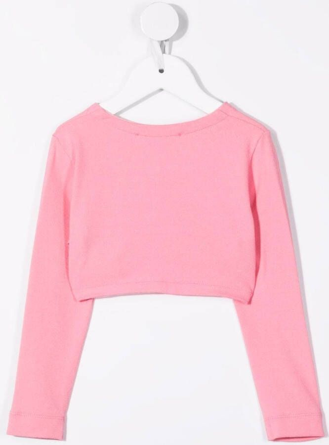 Monnalisa Vest met stras Roze