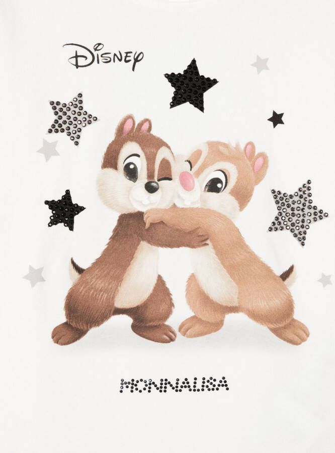 Monnalisa x Disney T-shirt met print Wit