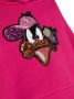 Monnalisa x Looney Tunes hoodie met ronde hals Roze - Thumbnail 3