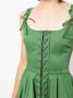 Monse Asymmetrische jurk Groen - Thumbnail 5