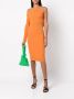 Monse Asymmetrische jurk Oranje - Thumbnail 2