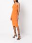Monse Asymmetrische jurk Oranje - Thumbnail 3