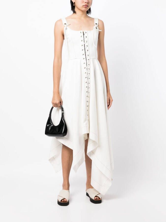 Monse Asymmetrische jurk Wit