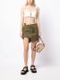 Monse Asymmetrische mini-rok Groen - Thumbnail 2