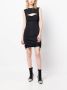Monse Mini-jurk met trekkoord Zwart - Thumbnail 3