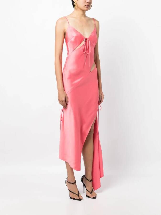 Monse Maxi-jurk met uitgesneden detail Roze