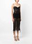 Monse Midi-jurk met veterdetail Zwart - Thumbnail 3