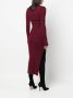 Monse Ribgebreide jurk Rood - Thumbnail 4
