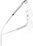 Montblanc Bril met rechthoekig montuur Zilver - Thumbnail 2