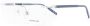 Montblanc Bril met rond montuur Blauw - Thumbnail 2