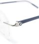 Montblanc Bril met rond montuur Blauw - Thumbnail 3